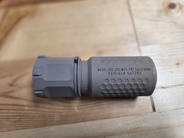 Knight's Armament QDC/MCQ-PRT 5.56 Suppressor FDE