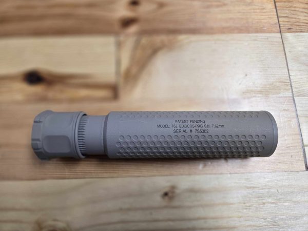 Knight's Armament QDC/CRS-PRG 7.62 Supressor FDE