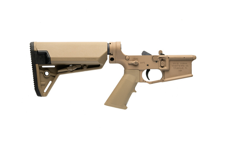 Knight's Armament SR-15 IWS Complete Lower Reciever FDE